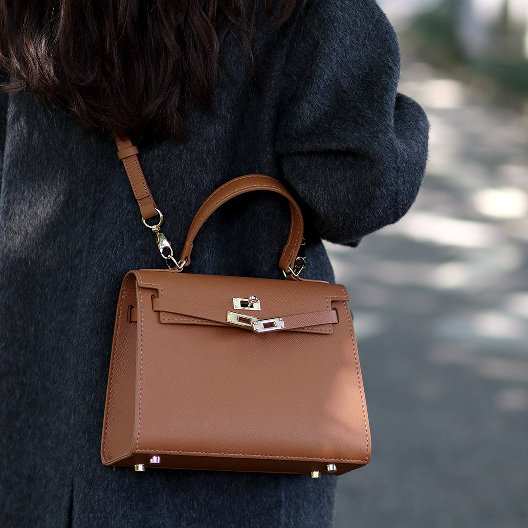 FingerArt Leather Larger Kelly Bag Full Leather DIY Kit