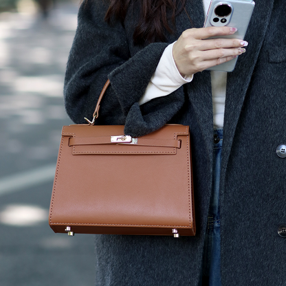 FingerArt Leather Larger Kelly Bag Full Leather DIY Kit