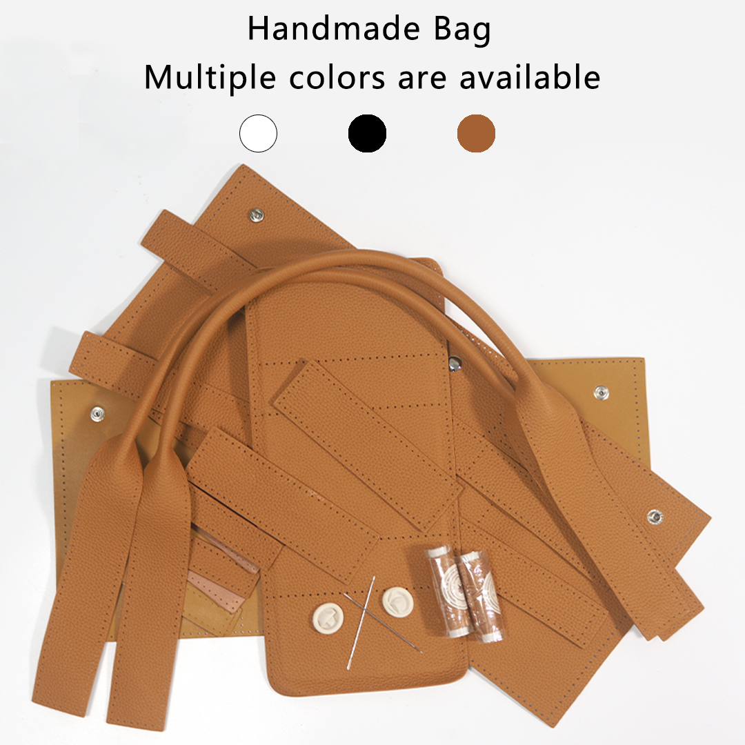 FingerArt Leather Top Grain Leather Large Garden Bag DIY Kit