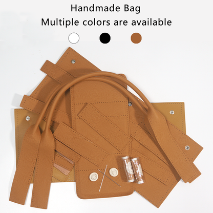 FingerArt Leather Top Grain Leather Large Garden Bag DIY Kit