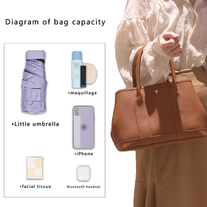 FingerArt Leather Top Grain Leather Large Garden Bag DIY Kit