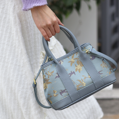 FingerArt Leather Small Garden Bag Leather &amp; Fabric DlY Kit