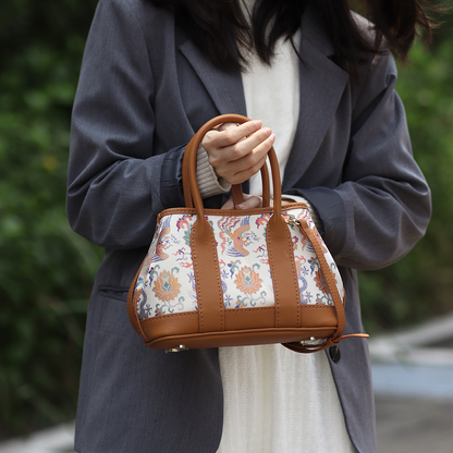 FingerArt Leather Small Garden Bag Leather &amp; Fabric DlY Kit