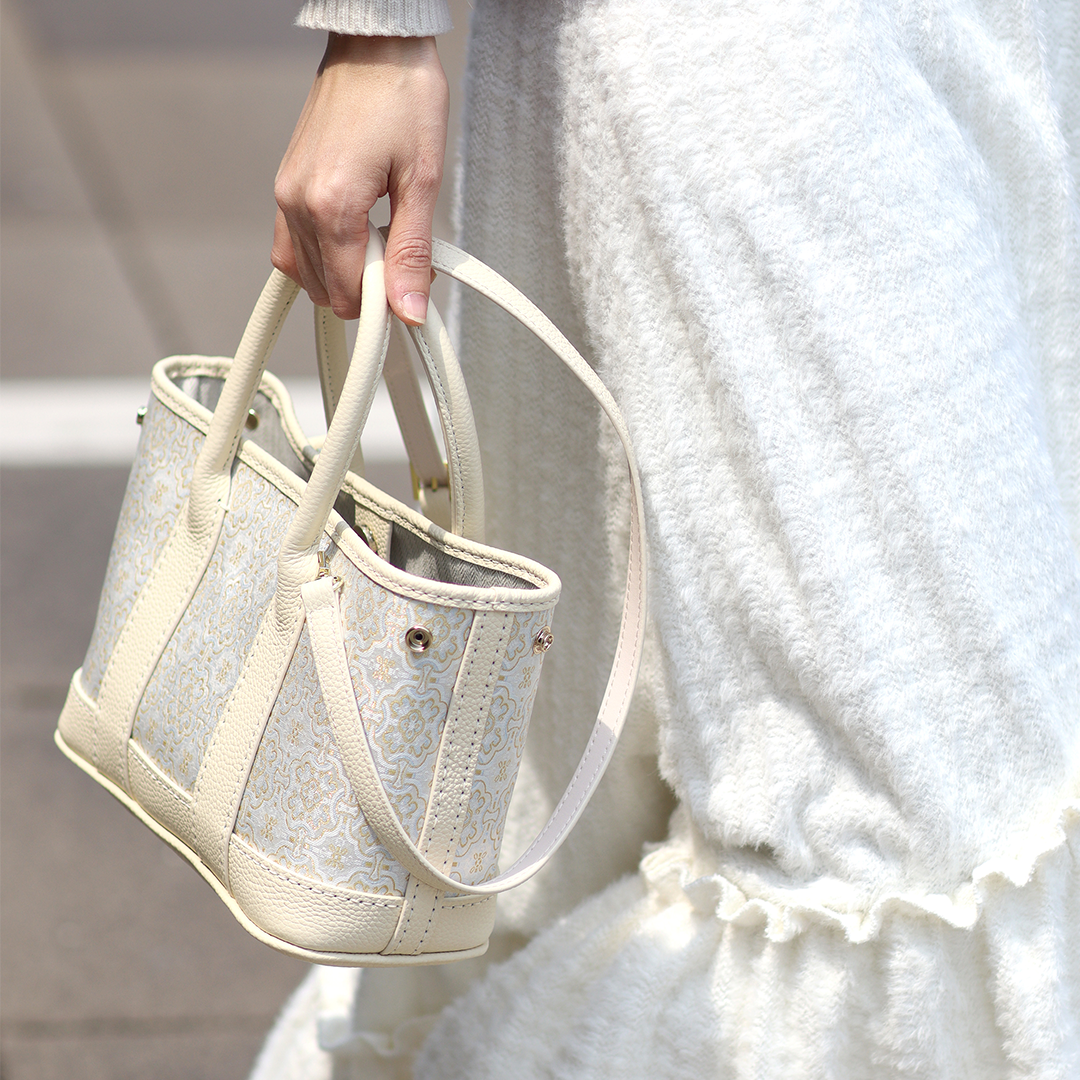 FingerArt Leather Small Garden Bag Leather &amp; Fabric DlY Kit