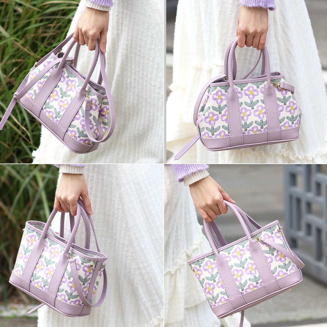 FingerArt Leather Small Garden Bag Leather &amp; Fabric DlY Kit