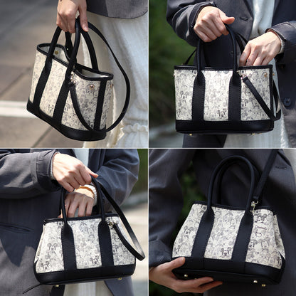 FingerArt Leather Small Garden Bag Leather &amp; Fabric DlY Kit