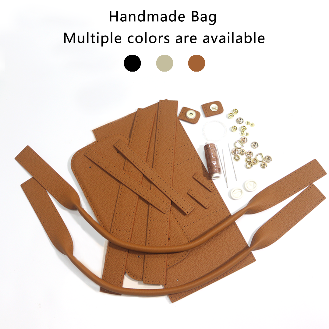 FingerArt Leather Top Grain Leather Small Garden Bag DIY Leather Kit