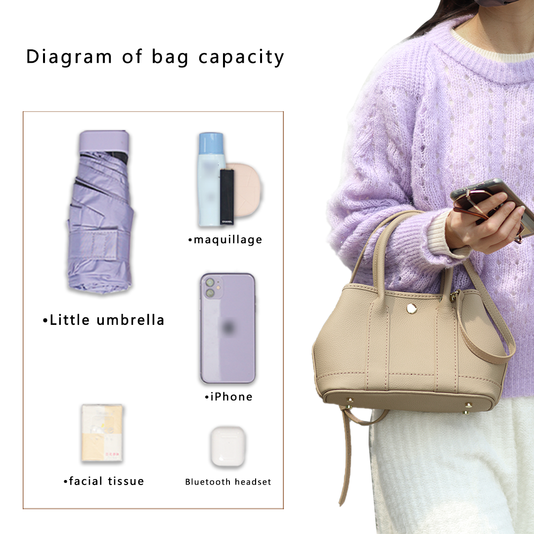 FingerArt Leather Top Grain Leather Small Garden Bag DIY Leather Kit