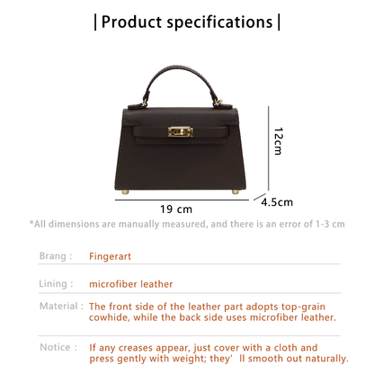 FingerArt Leather Kelly BAG DIY leather Bag Kit Handmade
