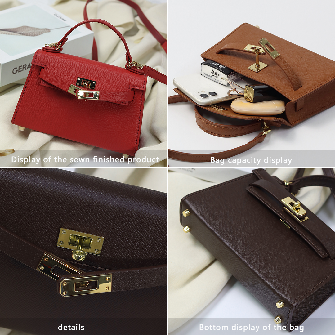 FingerArt Leather Kelly BAG DIY leather Bag Kit Handmade