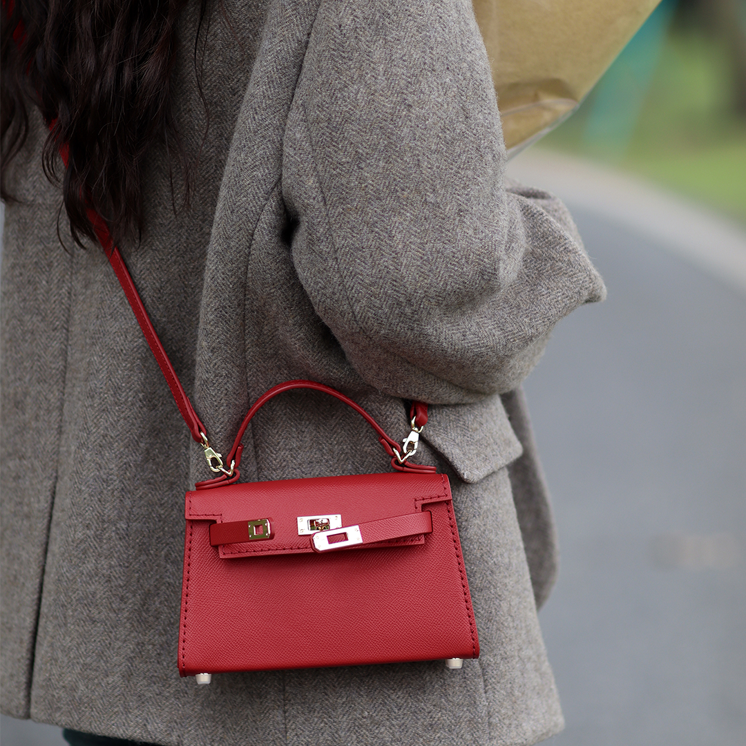 FingerArt Leather Kelly BAG DIY leather Bag Kit Handmade