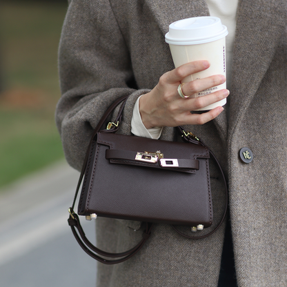 FingerArt Leather Kelly BAG DIY leather Bag Kit Handmade