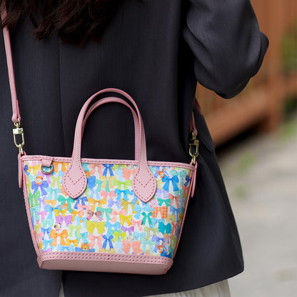 FingerArt Leather Mini Tote Crossbody Bag DIY Kit