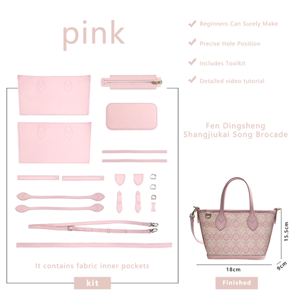 FingerArt Leather Mini Tote Crossbody Bag DIY Kit