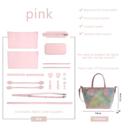 FingerArt Leather Mini Tote Crossbody Bag DIY Kit