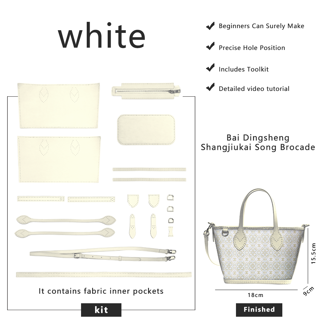 FingerArt Leather Mini Tote Crossbody Bag DIY Kit