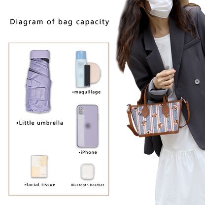 FingerArt Leather Mini Tote Crossbody Bag DIY Kit