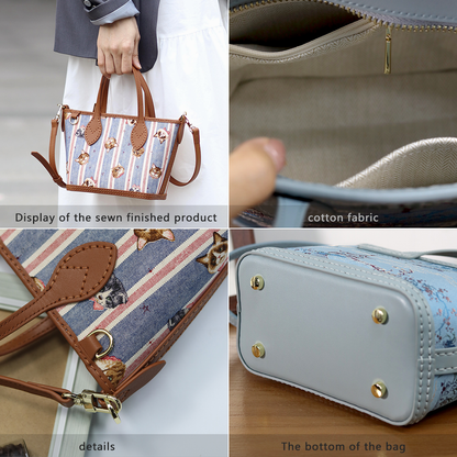 FingerArt Leather Mini Tote Crossbody Bag DIY Kit