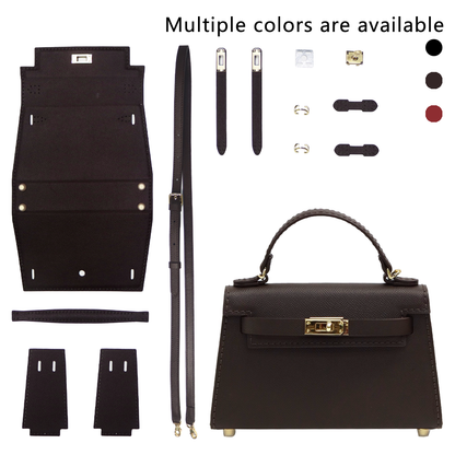 FingerArt Leather Kelly BAG DIY leather Bag Kit Handmade