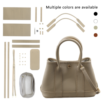 FINGERART Top Grain Leather Small Garden Bag DIY Leather Kit